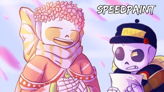 Message and Peach!Dream Sans Speedpaint [contest entry]