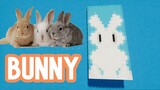 How to make a RABBIT banner in Minecraft! (Bunny)