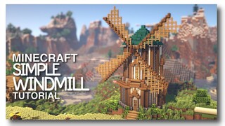 Minecraft: How to Build a Windmill!
