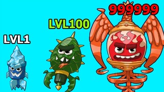 TIẾN HÓA Evolving BOM BĂNG ICE THÀNH BOM HẠT NHÂN CHIM LỬA Max LVL - Top Game ANDROID IOS - Thành EJ