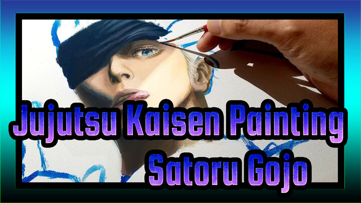 [Jujutsu Kaisen] Satoru Gojo's Super Real 3D Painting, Even the Hair Is Exquisite!_4
