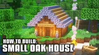 Minecraft: How to Build a Small Wooden House - Small House Tutorial Easy