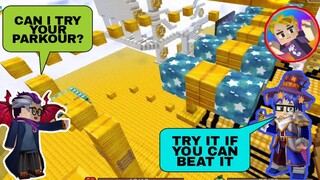 🔴BEATING DIFFICULT PARKOUR IN DRAGONZUREN'S ISLAND 🙄-SKYBLOCK BLOCKMAN GO