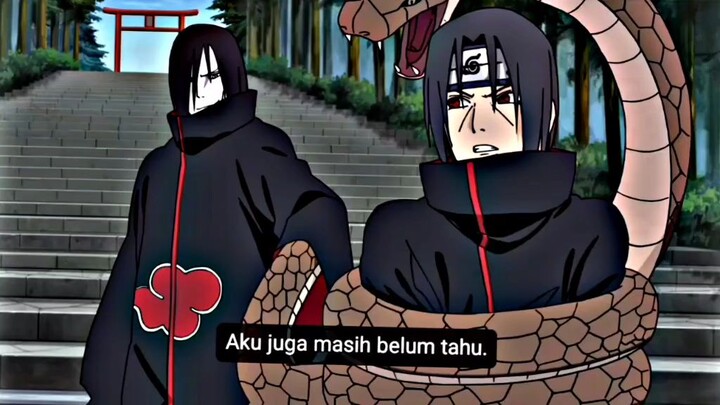 Orochimaru terkena kanashibari no jutsu Itachi 😎#rajagenjutsu#itachiuciha#orochimaru