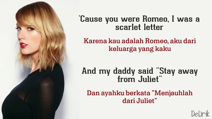 Love Story - Taylor Swift (Lirik video dan terjemahan)