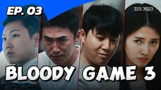 🇰🇷EP. 3 BLOODY GAME SEASON 3 (2024) HD | ENG SUB | SURVIVAL GAME SHOW