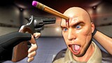 Launching PENCILS Into Ragdoll Brains - Hard Bullet VR Gameplay
