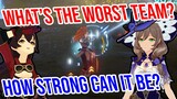 How STRONG can the WORST TEAM be? Genshin Impact 2.8