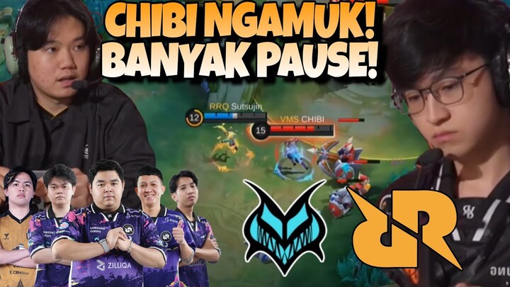 CHIBI NGAMUK !! META PAUSE KAH ?! RRQ VS VAMOS MATCH 2 - KNOCKOUT STAGE DAY 1