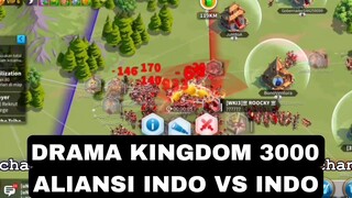 Baru 1 hari kingdom 3000😂 indo sudah drama?? aliansi indo vs aliansi indo #riseofkingdoms #3000