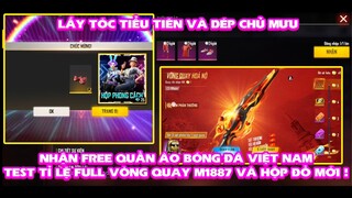 FREE FIRE | NHẬN FREE ÁO BÓNG ĐÁ VIỆT NAM - CÁCH KIẾM ĐẦU TIỂU TIÊN VÀ DÉP CHỦ MƯU CỰC CUTE!