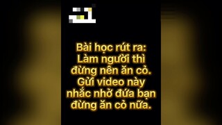 Bài học được rút ra từ một bãi cỏ 😢#videohai