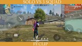 war solo vs 3 squad. siapa yang menang ya kira kira?