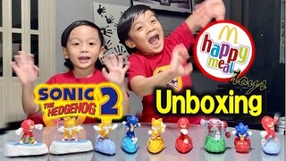 HAPPY MEAL MCDONALDS SONIC 2 THE HEDGEHOG  | TOY REVIEW