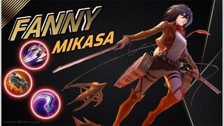 Fanny x Mikasa🥵🔥🔥|Skin Fanny AOT🤩😈