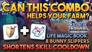 CAN LIFE MAGIC BOOK & BUNNY SLIPPERS COMBO HELPS YOUR FARM - RAGNAROK MOBILE