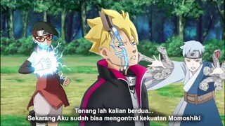 Boruto sudah bisa mengendalikan kekuatan Momoshiki sepenuhnya - Pembahasan Boruto Chapter 68