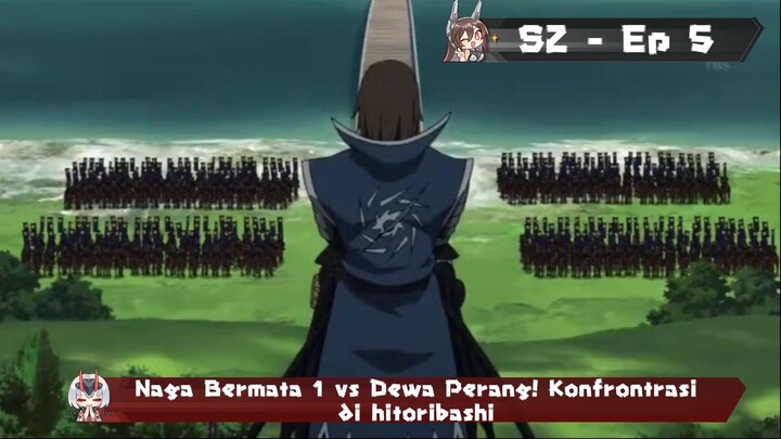 Sengoku Basara S2-Naga Bermata 1 vs Dewa Perang! Konfrontrasi di hitoribashi - 05 - Sub indo