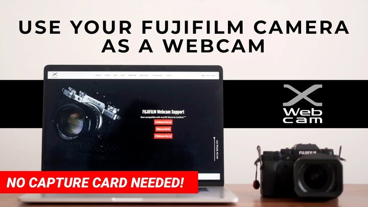 Easily use your Fujifilm camera as a webcam | X-Webcam 2.0