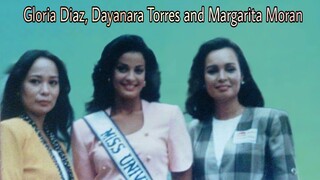 Interview of Gloria Diaz & Margarita Moran to Dayanara Torres during Bb. Pilipinas 1994