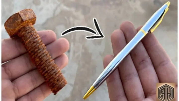 【DIY】Make a roller ball pen with screw