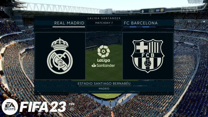 FIFA 23 - Real Madrid vs FC Barcelona @ Estadio Santiago Bernabéu #fifa23 #playstation5 #classico