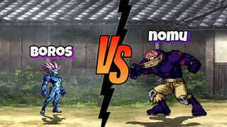 Boros Vs Nomu one punch man x my hero academia fights / mugen