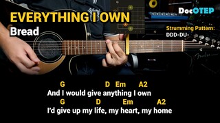 Everything I Own - Bread (1972) Easy Guitar Chords Tutorial with Lyrics Part 2 SHORTS REELS