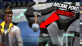 CARA MENDAPATKAN ARCANE PORO GUN BUDDY GRATIS!! | Valorant INDONESIA