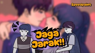 Disuruh Jaga Jarak Malah Makin Mendekat 😳😳 | Ratara x Serena | Speedpaint