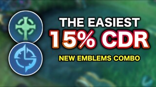 THE EASIEST 40% TO 45% COOLDOWN REDUCTION | NEW EMBLEM TALENT