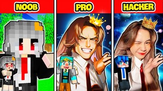 YABUN THỬ THÁCH 24 GIỜ XÂY NHÀ SIÊU AN TOÀN SAMMY NOOB VS PRO VS HACK TÍ HON TRONG MINECRAFT