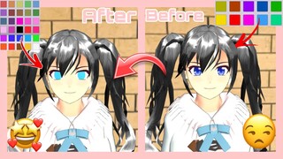 IS THIS A NEW UPDATE?|Changing eye color texture!!|TUTORIAL|SAKURA SCHOOl SIMULATOR SECRETS