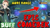 AAMON Buffed Ultimate Range Is Back ~ Comeback Against Annoying FANNY | Mobile Legends