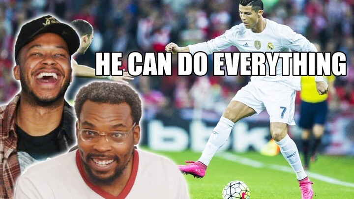 Americans React to Cristiano Ronaldo - The Man Who Can Do Everything