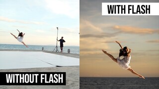 How to use One Speedlight, Off Camera, to create Amazing Sunset Photos