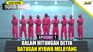 ⏩PERMAINAN YANG MERENGGUT RATUSAN NYAWA‼️ Alur Cerita Film Squid Game