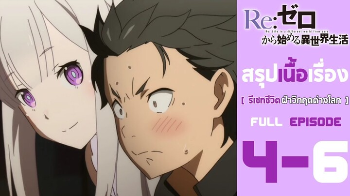 Spoil​ Anime.[ Ep. 4-6​ ​]​ : รีเซท​ ชีวิต​ฝ่า​วิกฤต​ต่าง​โลก​ [ Re:zero​ ​]​