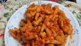 [Eng sub] Chân gà xào tỏi ớt ,món ăn vặt, món nhậu cực chất . Chicken feet with chili and garlic .