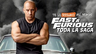 La Saga De Rapido Y Furioso | De correr carreras ilegales a salvar al mundo | #TeLoResumo