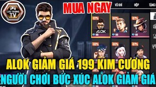 [Free Fire] Người Chơi Bức Xúc Khi Garena Giảm Giá Alok Xuống 199 Kim Cương | Lưu Trung TV