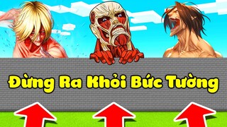 JAYGRAY THỬ THÁCH TIÊU DIỆT CÁC TITAN 🧬☠️ BÊN NGOÀI BỨC TƯỜNG TRONG MINECRAFT*ATTACK ON TITAN 😡🔥☢️