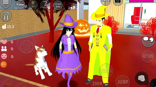 ละครสั้น เรื่องตามหากล่องของขวัญวันฮาโลวีน😝🎃เกมซากุระ sakura sakuraschoolsimulator