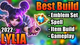 LYLIA BEST BUILD 2022 | TOP 1 GLOBAL LYLIA BUILD | LYLIA - MOBILE LEGENDS | MLBB