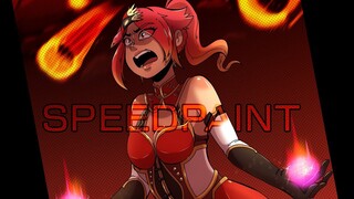 META RUNNER - BLAZING BELLE // SPEEDPAINT