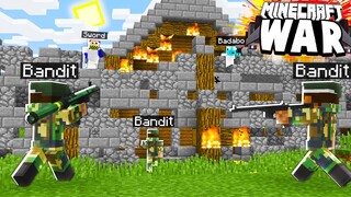 AMBUSHED by Minecraft BANDITS... and we DEFENDED! (Minecraft War #45)