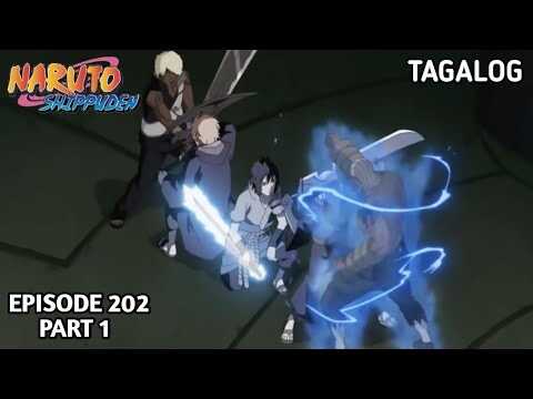 Grupo ni Sasuke Laban sa Grupo ng Raikage |Naruto Shippuden Episode 202 Tagalog dub Part 1 |Reaction