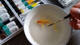 [DIY]วาดปลาอะครีลิคทองบนอีพ็อกซี่