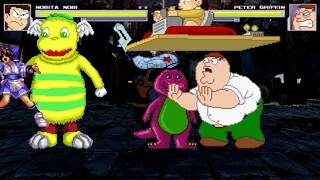 AN Mugen Request #1792: Nobita, Gurospoo, Barney, Winter Soldier VS Peter Griffin