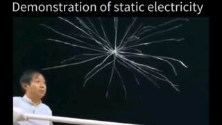 Demonstration of static electricity